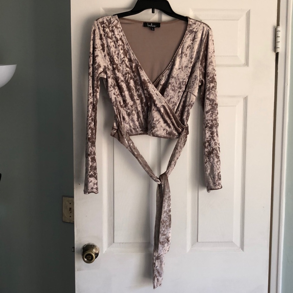 Lulus crop long sleeve